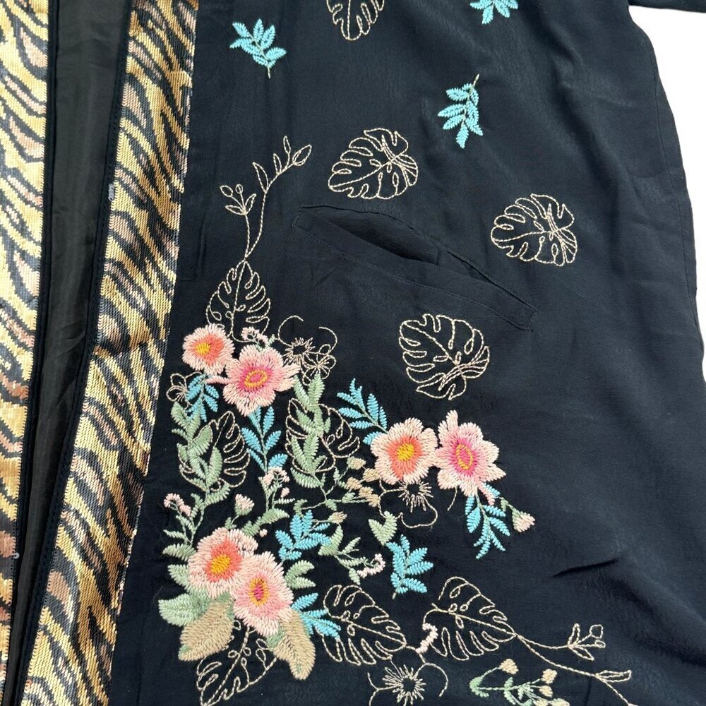 Johnny Was Catarina Tiger Kimono Women's Size Large - Picture 2 of 15
